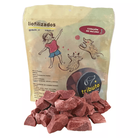 TRIBUTO CORAZÓN DE VACUNO LIOFILIZADO 100gr1