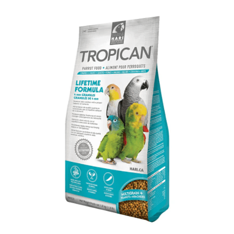 TROPICAN PELLET MANTENCION LOROS (4mm) 1.8 KG1