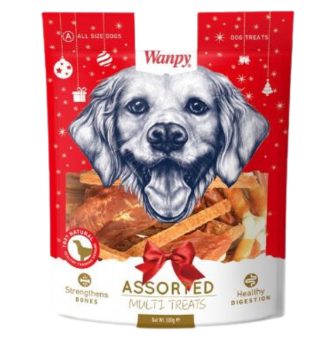 WANPY SNACK JERKY DOG ASSORTED MULTI TREATS 300gr1