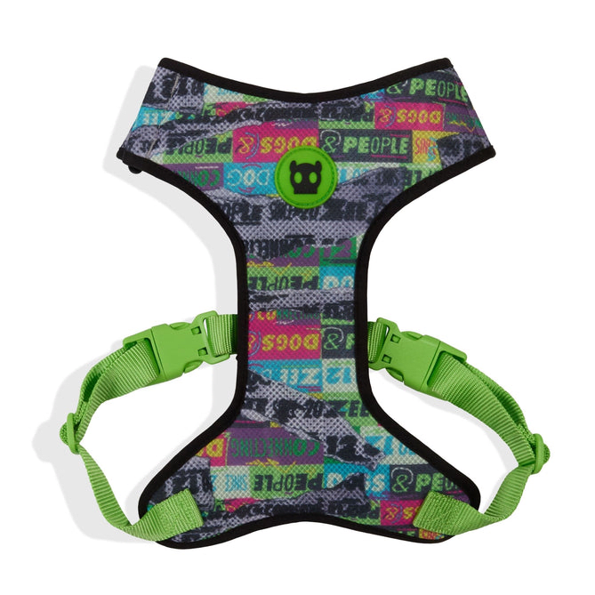 ZEE.DOG LOZT MANIFESTO ADJ. AIR MESH PLUS HARNESS MEDIUM2
