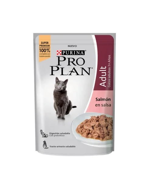PRO PLAN GATO ADULTO POUCH SALMON 85gr1