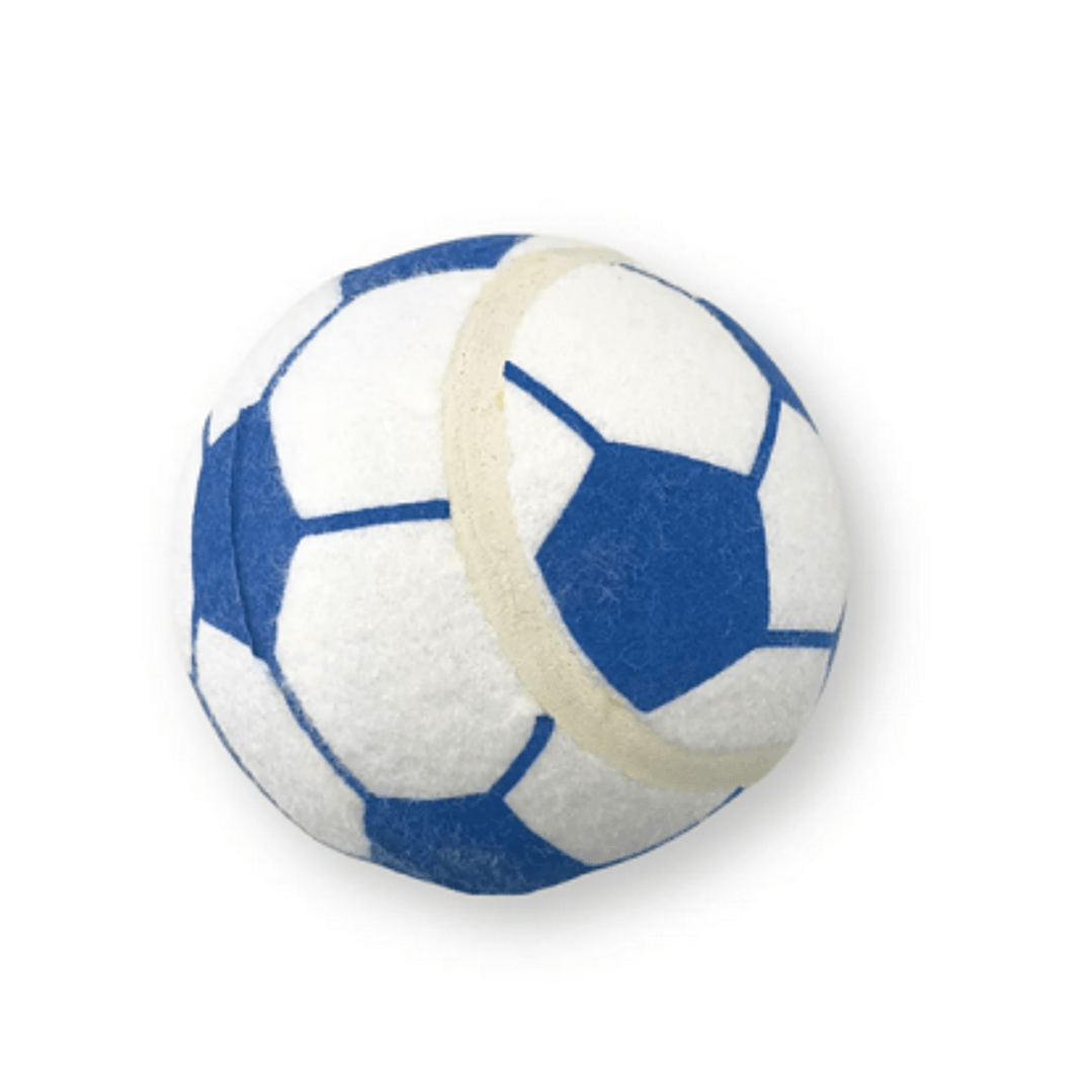 PELOTA DE TENIS DISEÑO FÚTBOL 15.2 CM1