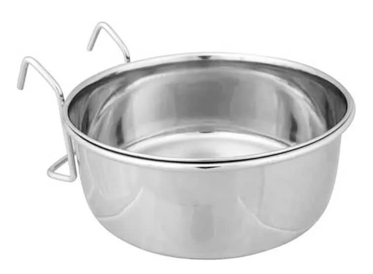 PLATO ACERO INOX. PARA AVES 150ml1