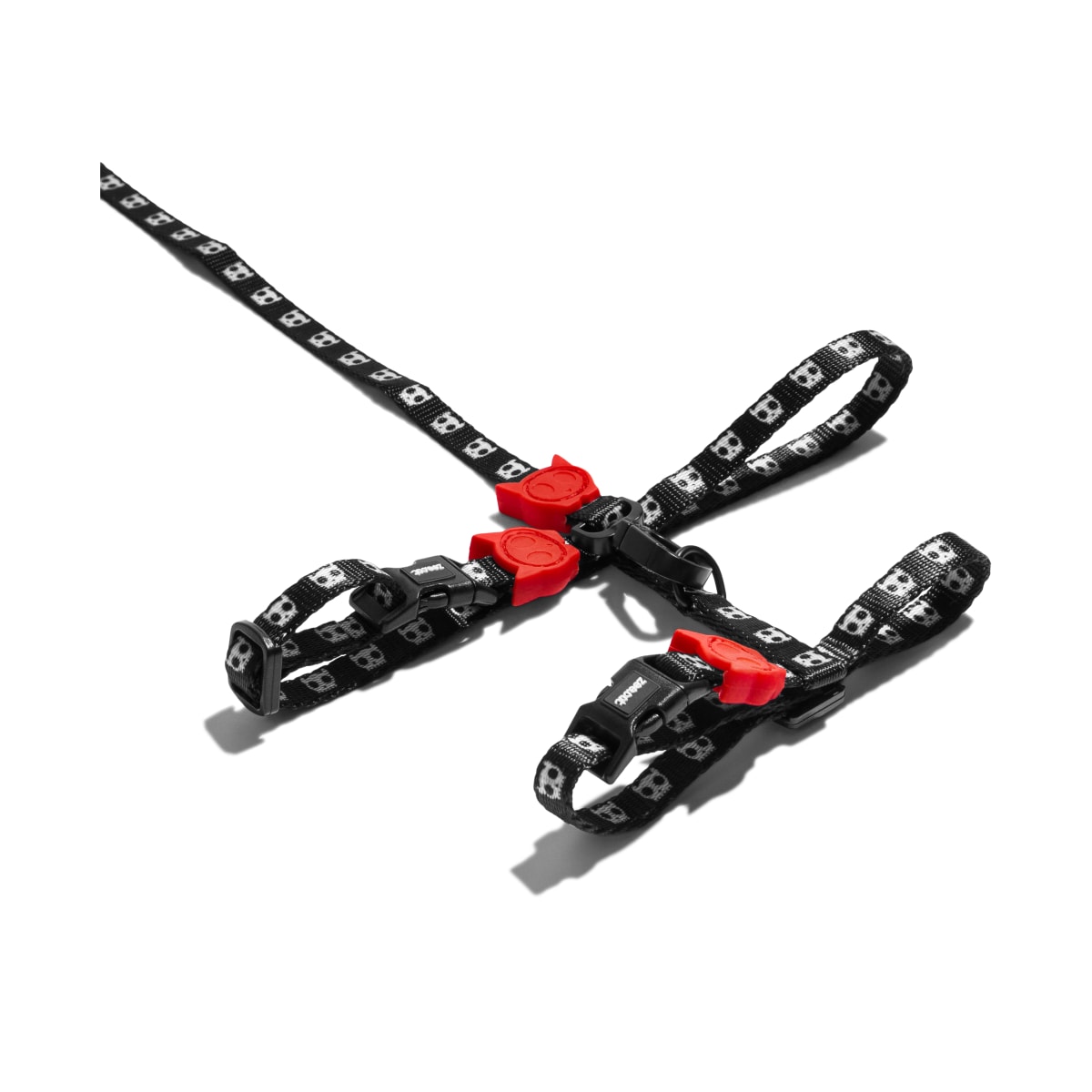 ZEE.CAT HARNESS + LEASH SET SKULL1