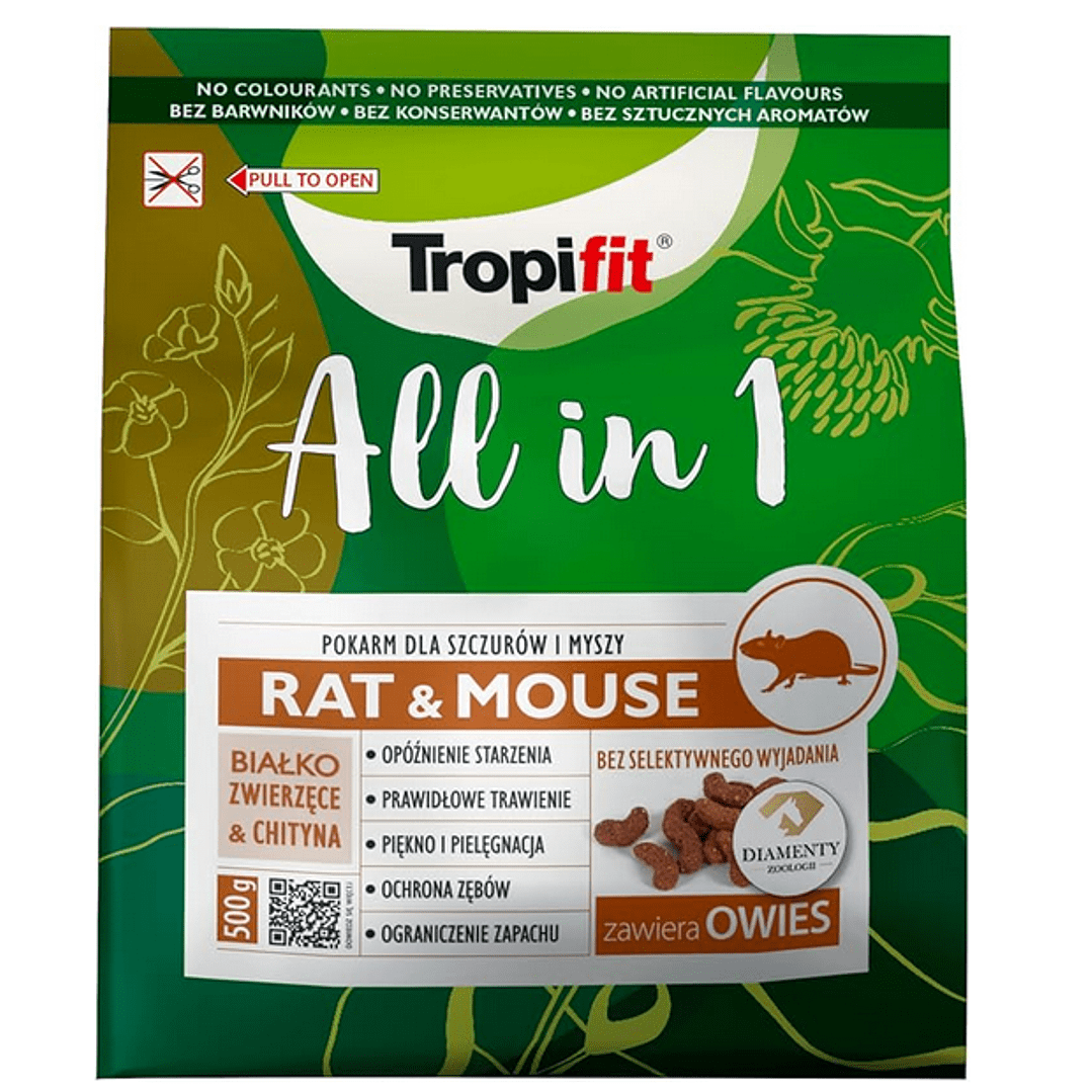 TROPIFIT ALL IN 1 RATAS Y RATONES 500GR1