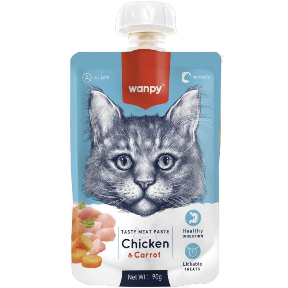 WANPY TASTY GATO CHICKEN & CARROT  90gr1