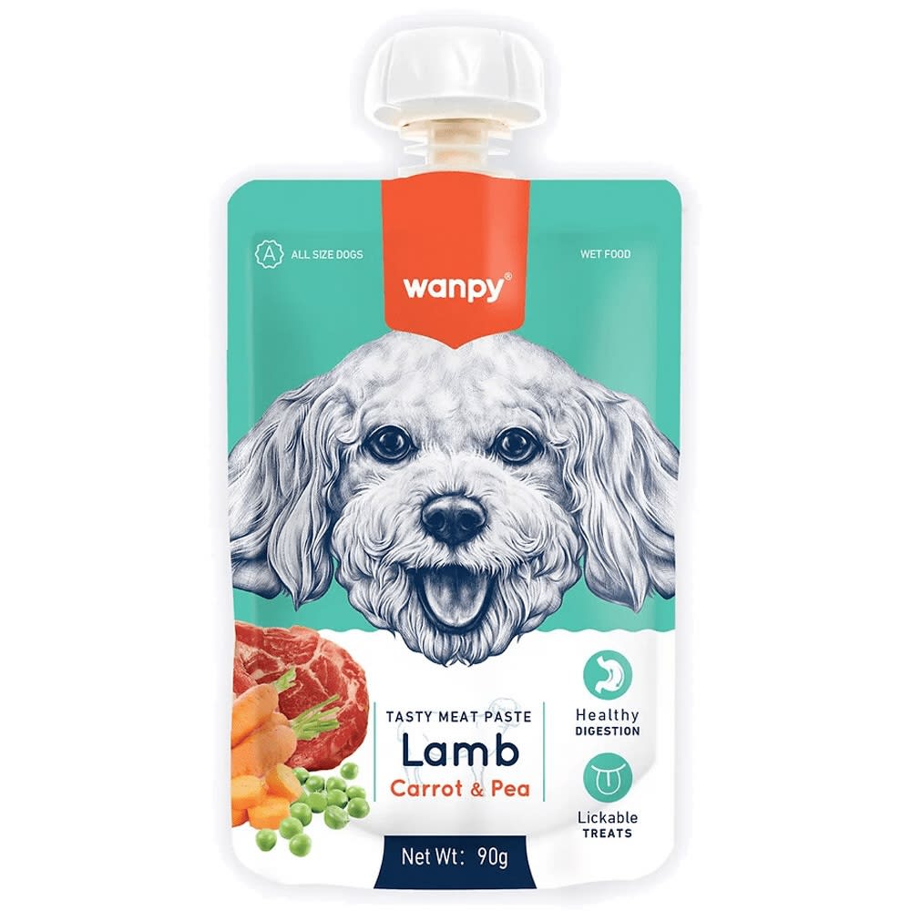WANPY TASTY PERRO LAMB CARROT & PEA  90gr1