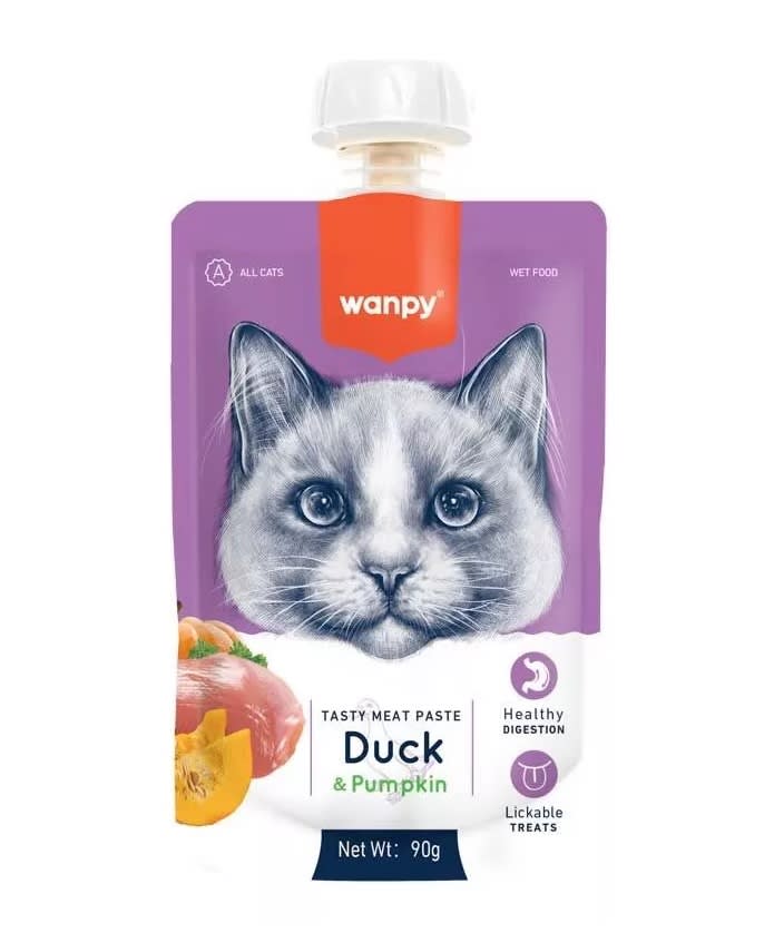 WANPY TASTY GATO DUCK & PUMPKIN  90gr1