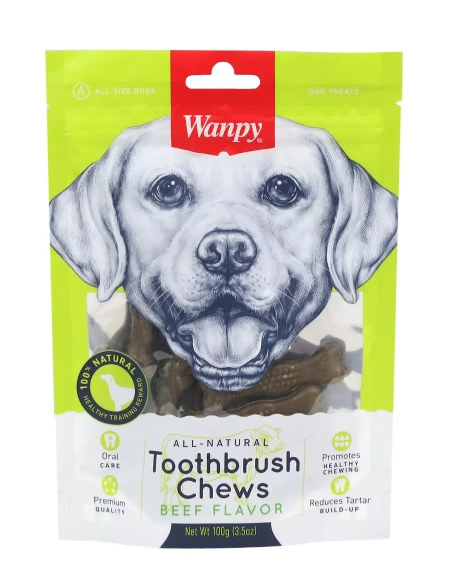 WANPY TOOTHBRUSH CHEWS (BEEF)1
