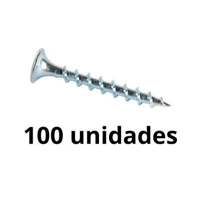 TORNILLO CRS 6X2 ZINCADO 100 UNIDADES1