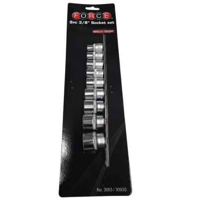SET DADO CORTO 3/8 9-19MM 3093 FORCE