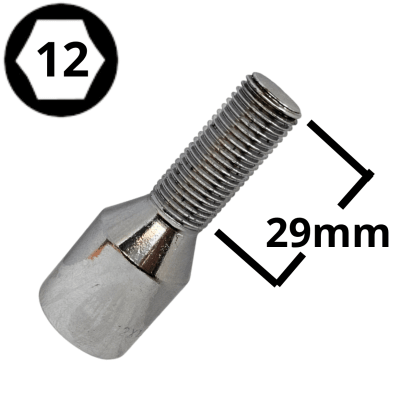 PERNO DE RUEDA 12X1.25 ALLEN (#97)