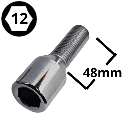 PERNO DE RUEDA 12X1.25X48 ALLEN (#150)