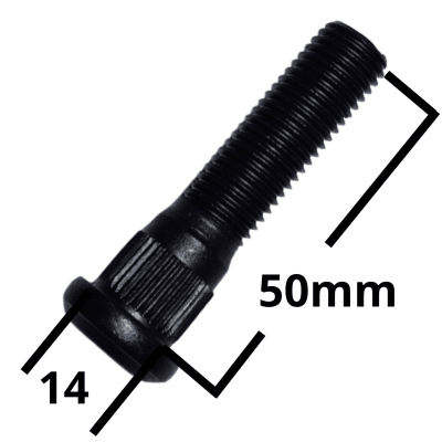 PERNO DE RUEDA 12X1.5 ESTRIA 14 (#6)1