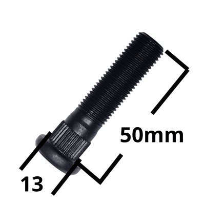 PERNO DE RUEDA 12X1.25X50 ESTRIA 13 DESPLAZADA (#1)