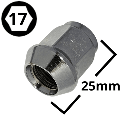 TUERCA SPARK LT HEXAGONAL 17 #8