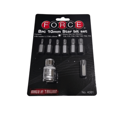 SET PUNTAS TORX 1/2 #4081 FORCE
