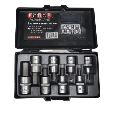 SET DADO ALLEN CORTO 1/2 MILIMETRICO 4091 FORCE1