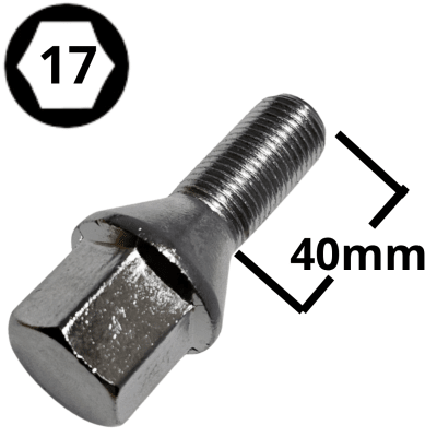 PERNO DE RUEDA 12X1.25X40 HEXAGONO 17 (#47)