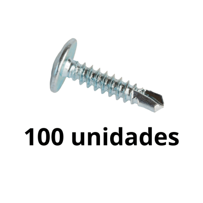 TORNILLO LENTEJA AUTOPERFORANTE  8X1 100 UNIDADES1