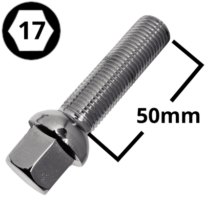 PERNO DE RUEDA 14X1.5X50 HEXAGONO 17 LARGO (#107)