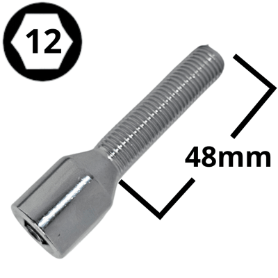 PERNO DE RUEDA 12X1.25X48 ALLEN (#150)