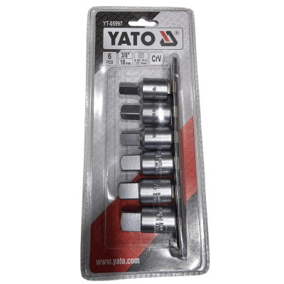 SET DADO TAPON CARTER 3/8 YT-05997 YATO
