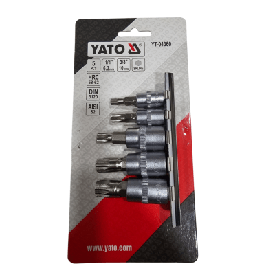 SET DADO IMBUS 1/4 Y 3/8 YT4360 YATO1