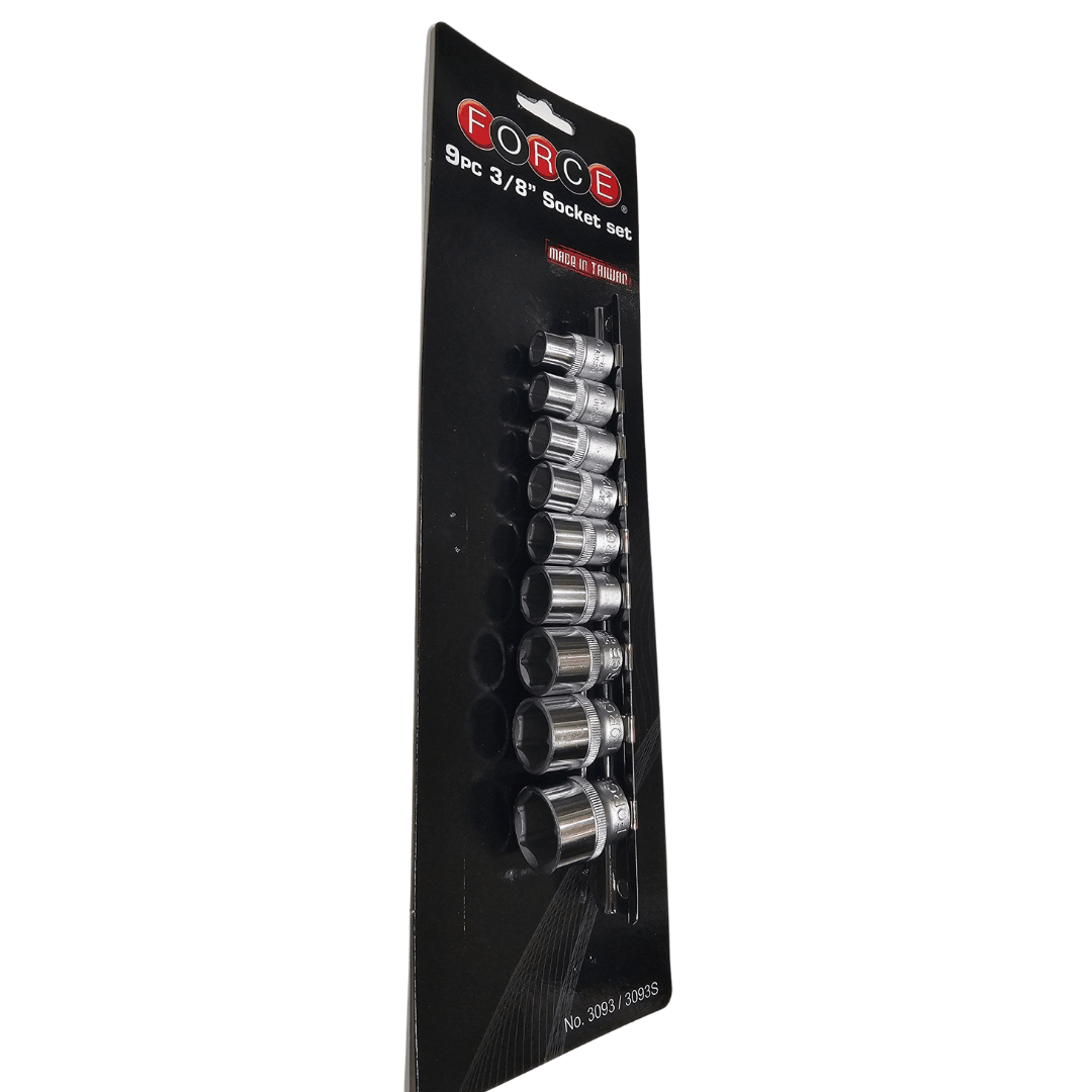 SET DADO CORTO 3/8 9-19MM 3093 FORCE2