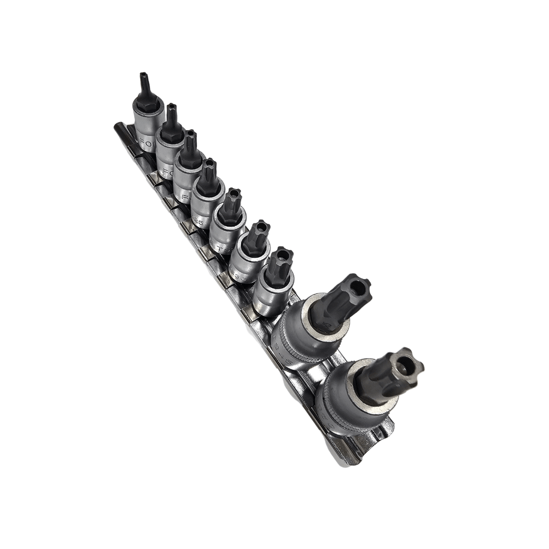 SET DADO TORX 5 PUNTAS PERFORADO #3095 FORCE3