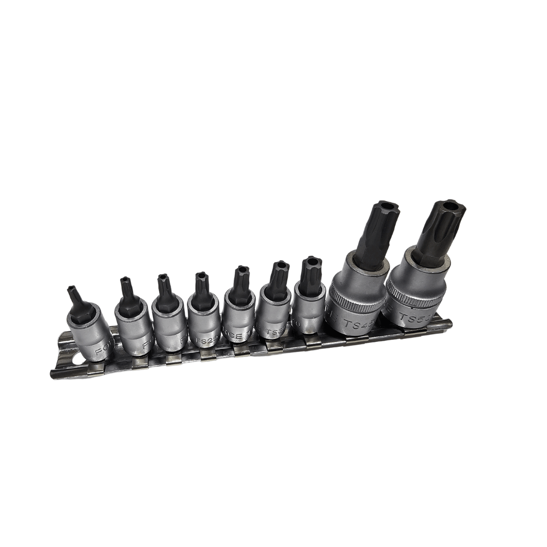 SET DADO TORX 5 PUNTAS PERFORADO #3095 FORCE2