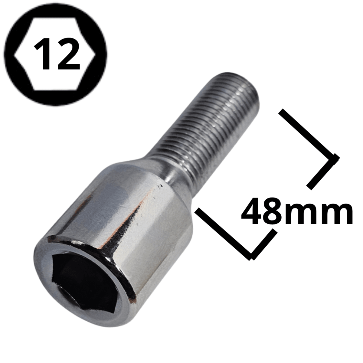 PERNO DE RUEDA 12X1.25X48 ALLEN (#150) 0