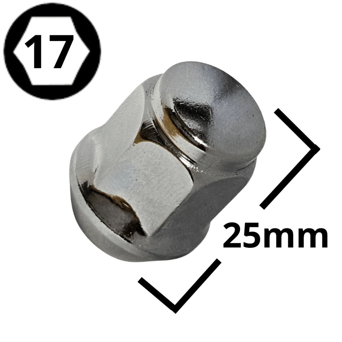 TUERCA SPARK LT HEXAGONAL 17 #82