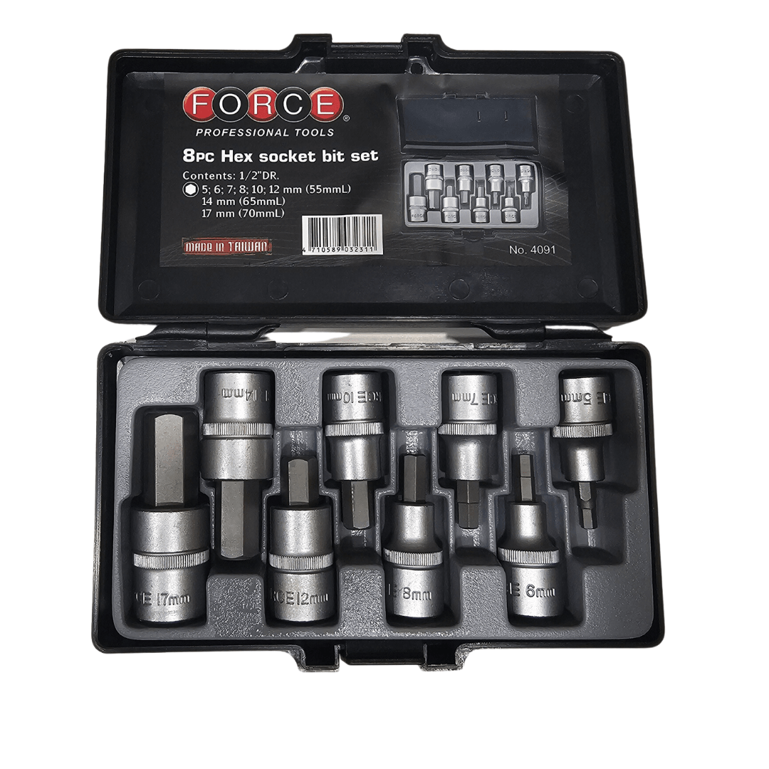 SET DADO ALLEN CORTO 1/2 MILIMETRICO 4091 FORCE 0