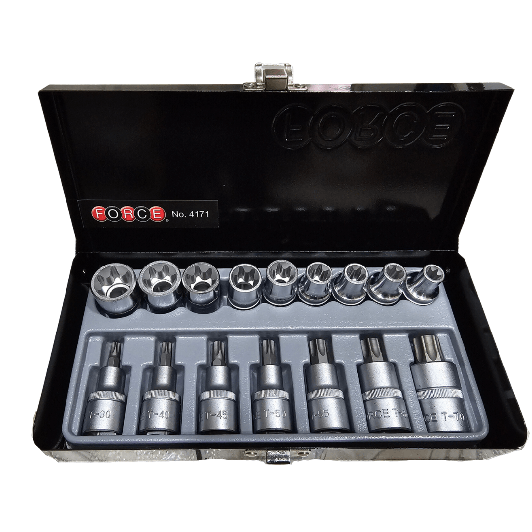 JUEGO DADO TORX 1/2 16PC #4171 FORCE 0