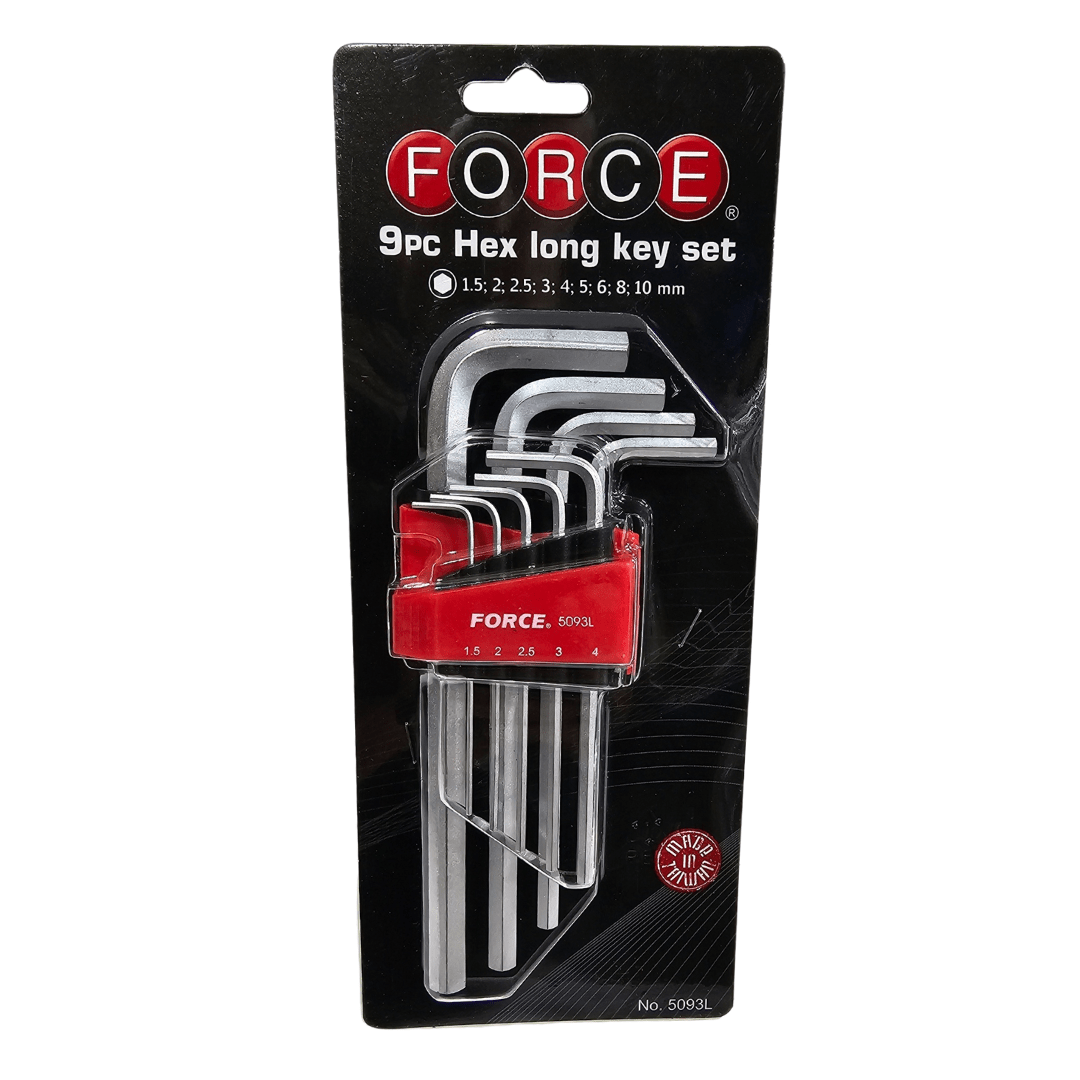 JUEGO LLAVE ALLEN LARGA MILIMETROS 5193L FORCE3