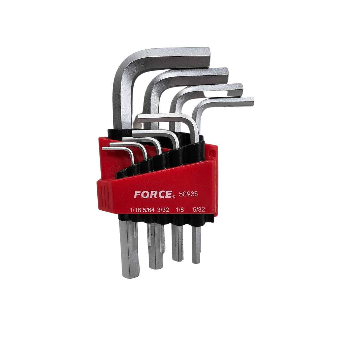 JUEGO LLAVE ALLEN CORTA EN PULGADA 5093S FORCE 0