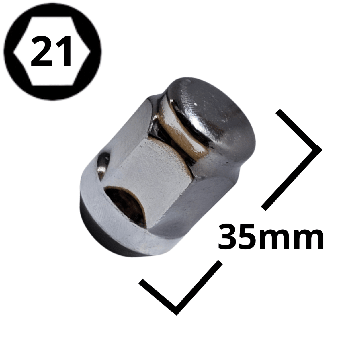 TUERCA DE RUEDA 14X1.5 HEXAGONO 21 (#41) 0