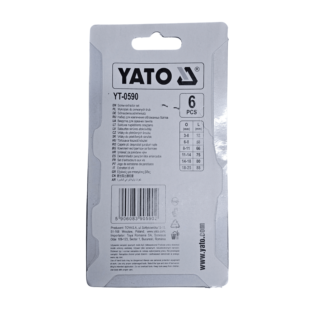 EXTRACTOR PERNO CORTADO YT0590 YATO3