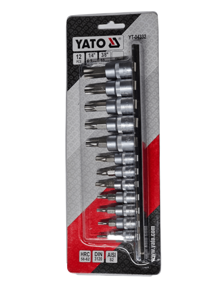JUEGO DADO TORX PERFORADO YT04332 YATO2