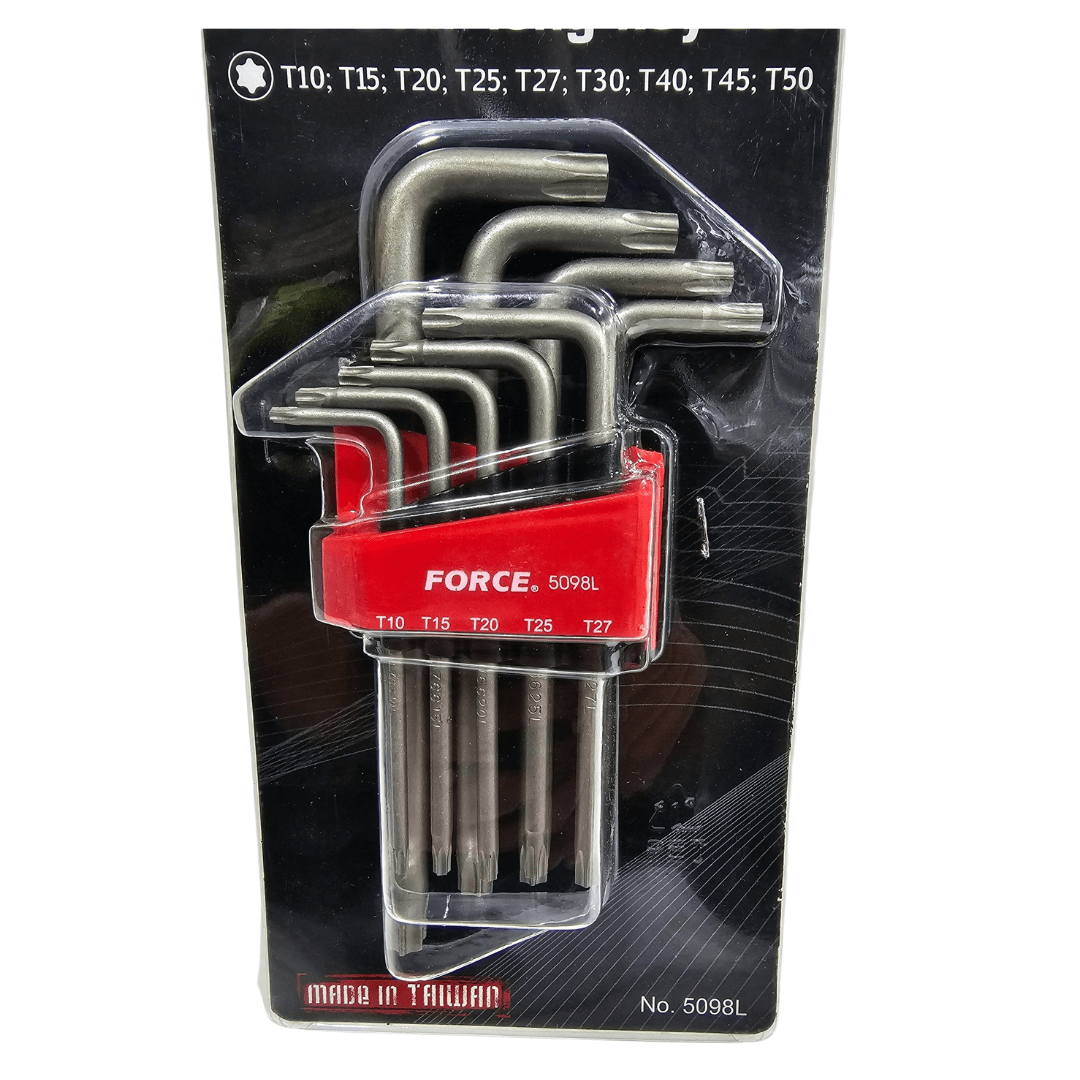 SET LLAVE TORX LARGA 5098L FORCE3