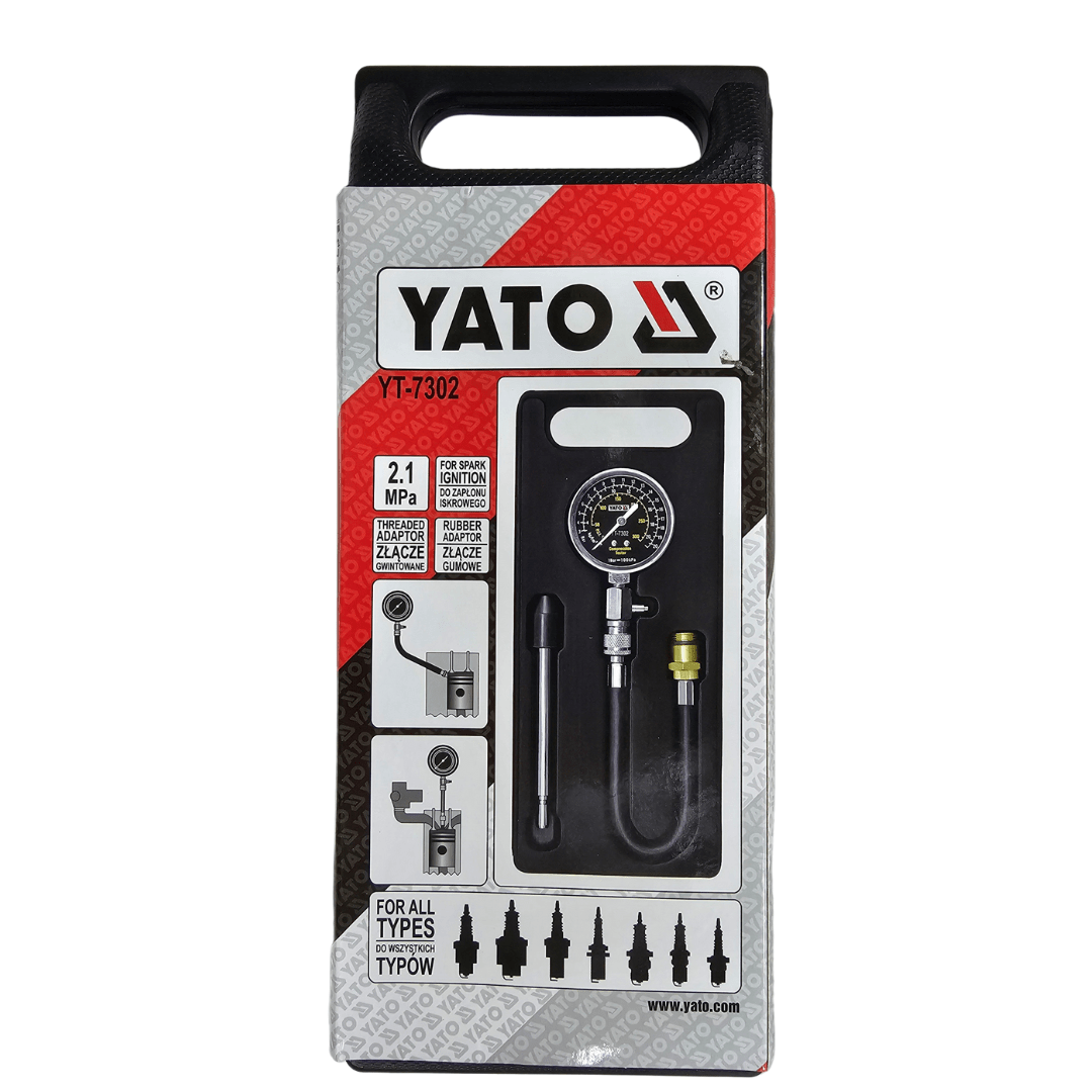 COMPRESIMETRO RECTO Y FLEXIBLE YT7302 YATO3