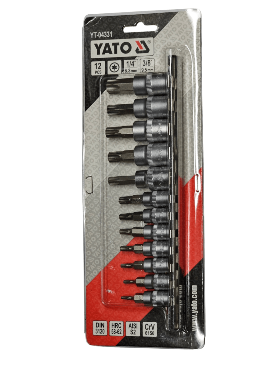 JUEGO DADO TORX MACHO YT04331 YATO1