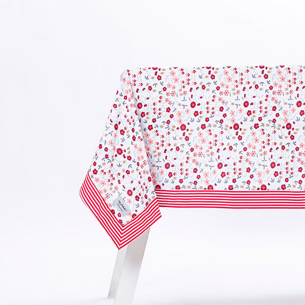 Mantel Carlota Salmón - CUADRADO PEQUEÑO Mantel Carlota Salmón - CUADRADO PEQUEÑO