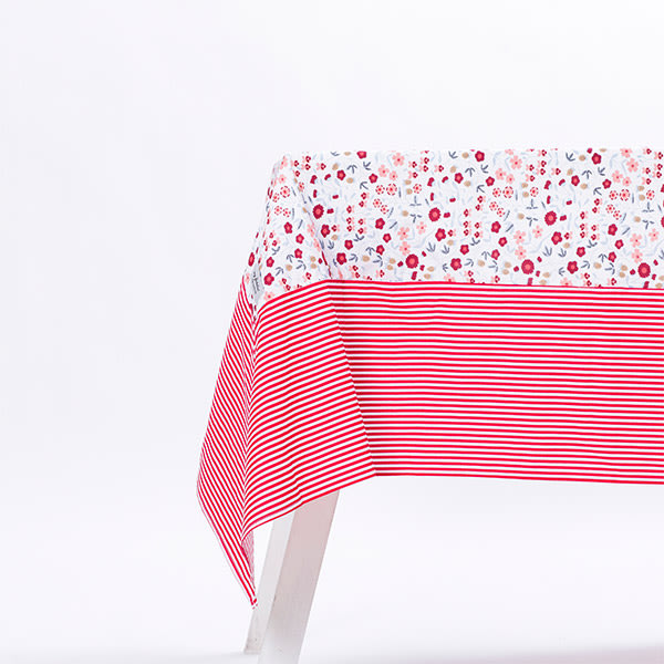 Mantel Carlota Salmón - CUADRADO GRANDE Mantel Carlota Salmón - CUADRADO GRANDE