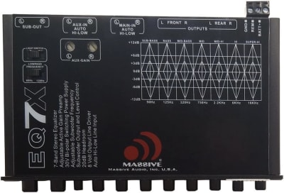 EQ7X - ECUALIZADOR GRÁFICO DE AUDIO DE 7 BANDAS