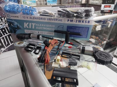 KIT ALZA VIDRIO PM-2WKSB 12V (2VENTANAS)