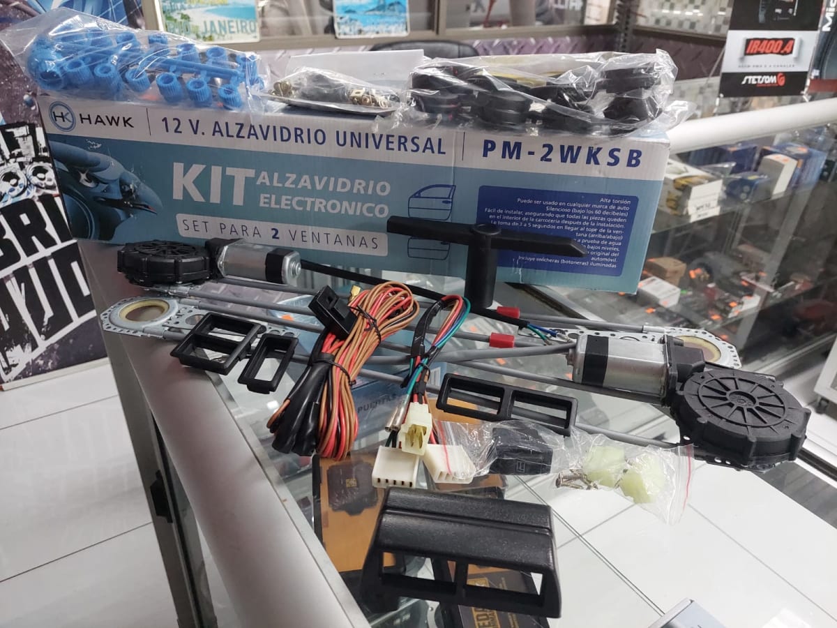 KIT ALZA VIDRIO PM-2WKSB 12V (2VENTANAS) 1