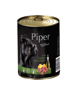 LATA PIPER PERRO animales de caza y calabaza (game) 800gr