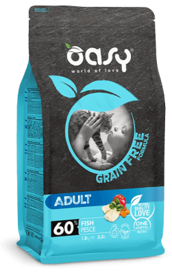 OASY GATO ADULTO pescado (fish) Libre de granos 1.5 kg